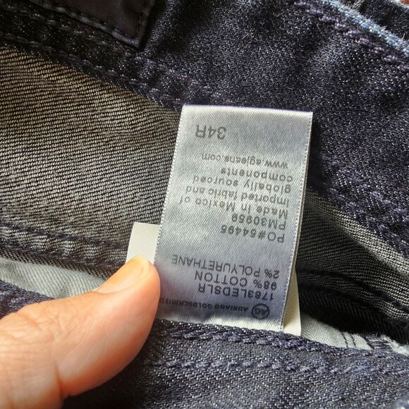 ag adriano goldschmied 1783LEDSLR tellis modern Slim 34R STELLAR dark Wash - Picture 4 of 11